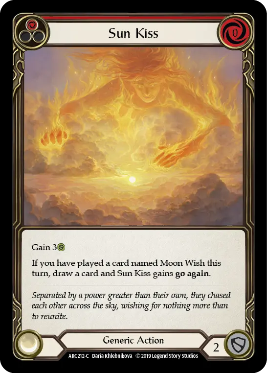 Sun Kiss card image, pitch 1