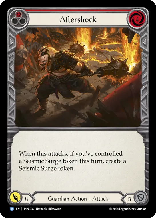 Aftershock card image, pitch 1