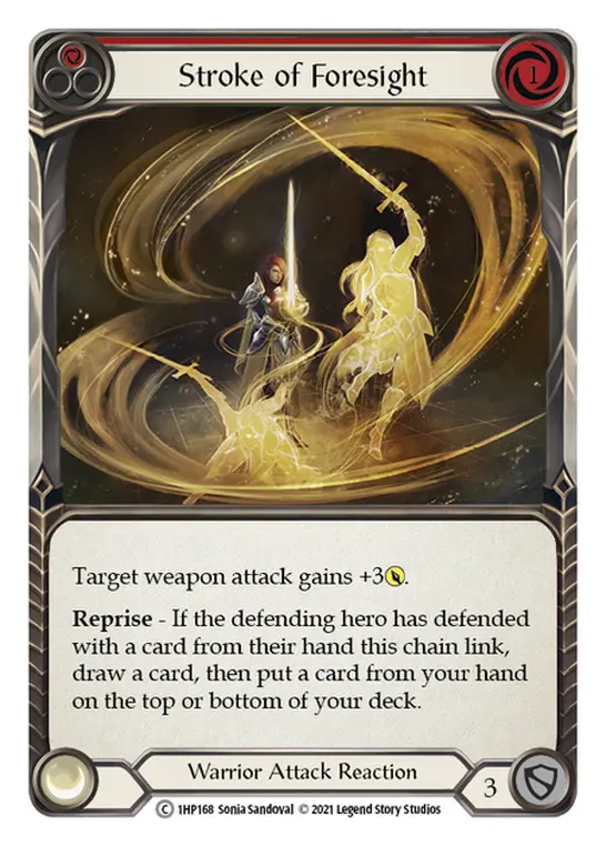 Stroke of Foresight card image, pitch 1
