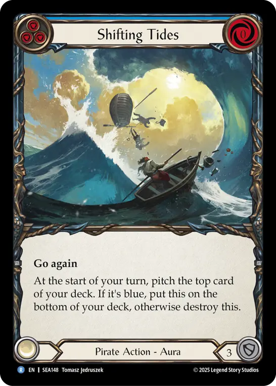 Shifting Tides card image, pitch 3