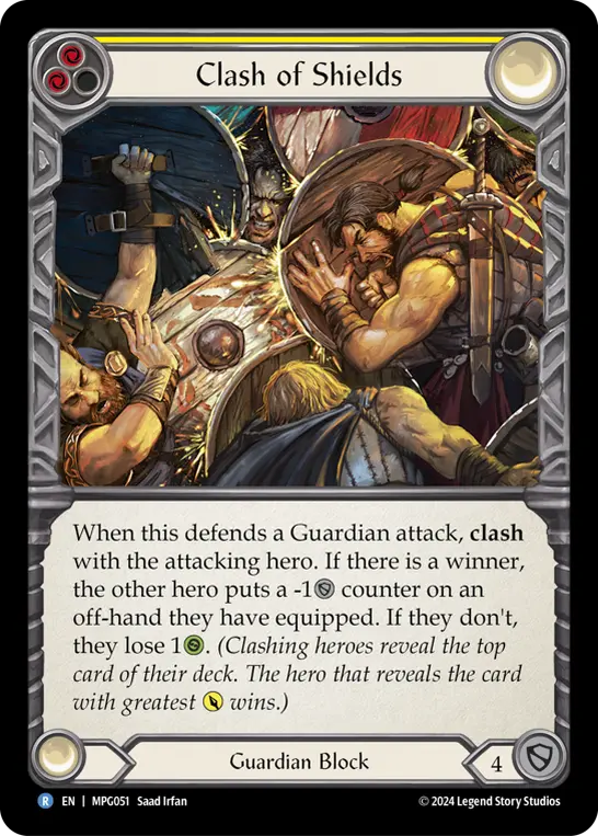 Clash of Shields card image, pitch 2