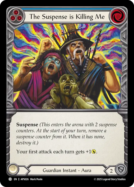 The Suspense is Killing Me card image, pitch 3