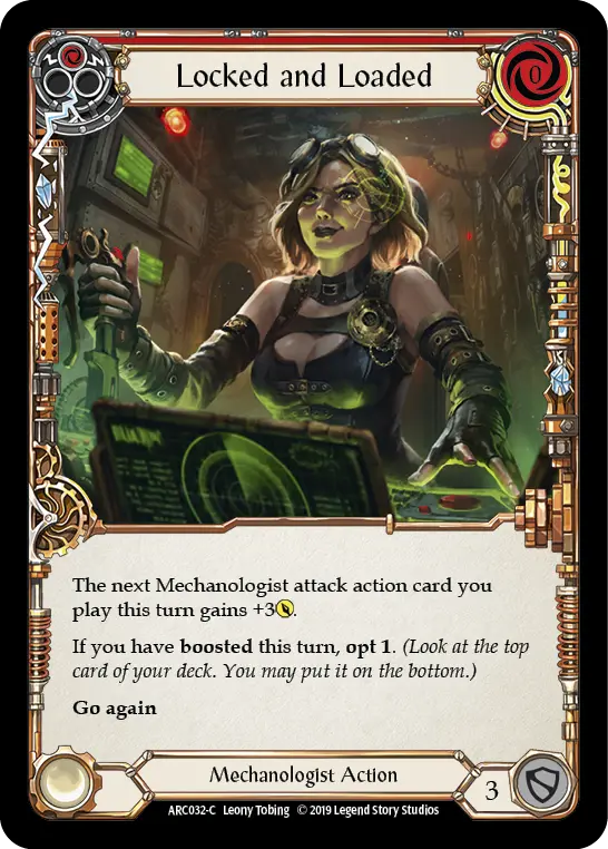 Locked and Loaded card image, pitch 1