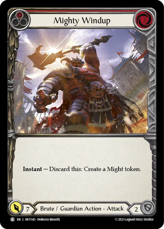 Mighty Windup card image, pitch 1