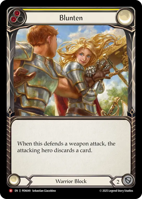 Blunten card image, pitch 2