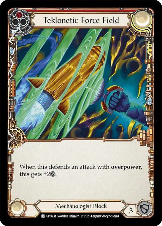 Teklonetic Force Field card image, pitch 1