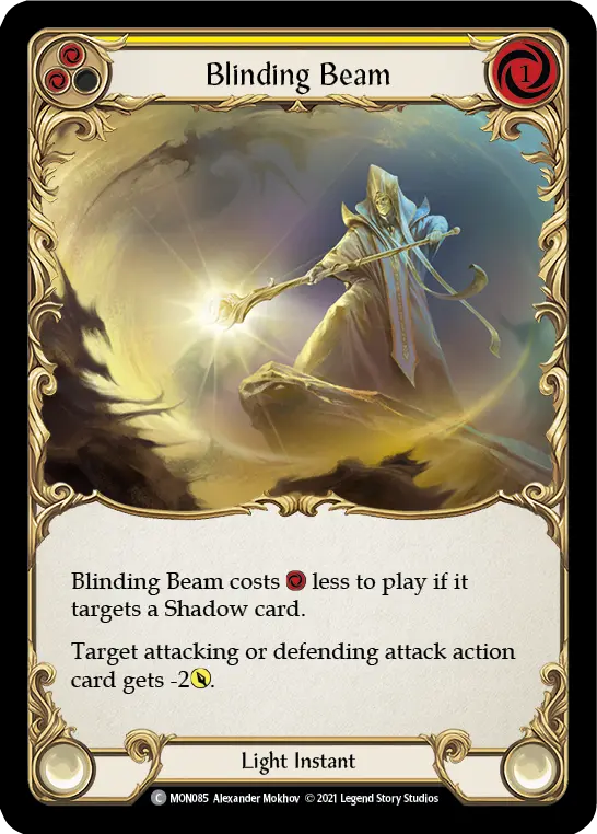 Blinding Beam card image, pitch 2