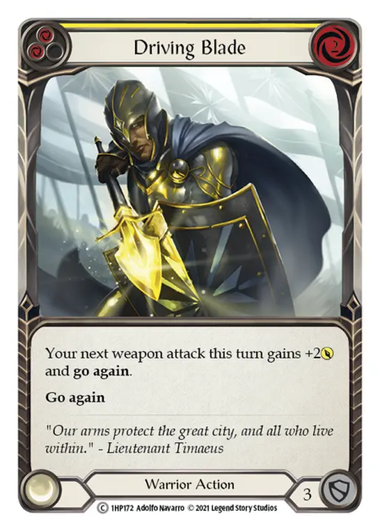Driving Blade card image, pitch 2