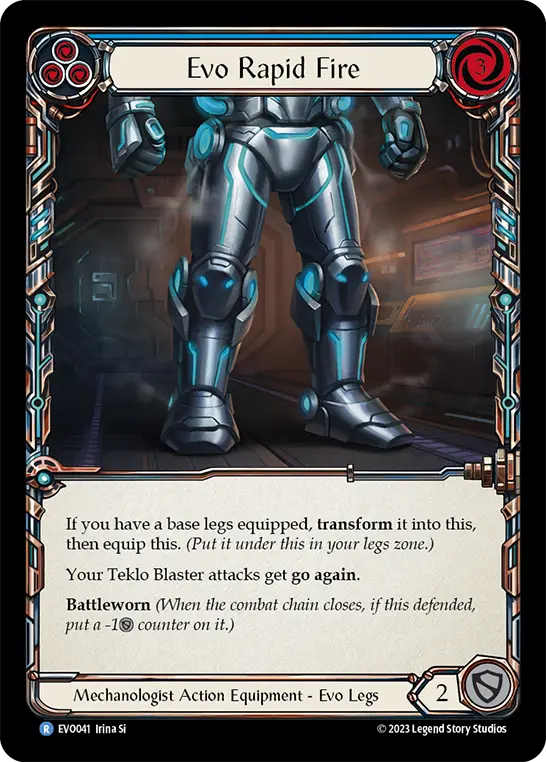 Evo Rapid Fire card image, pitch 3