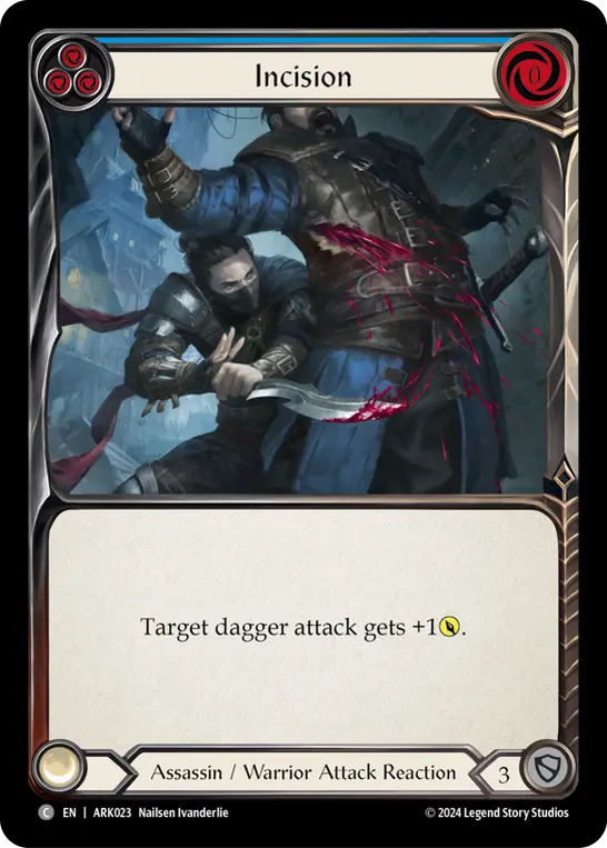 Incision card image, pitch 3