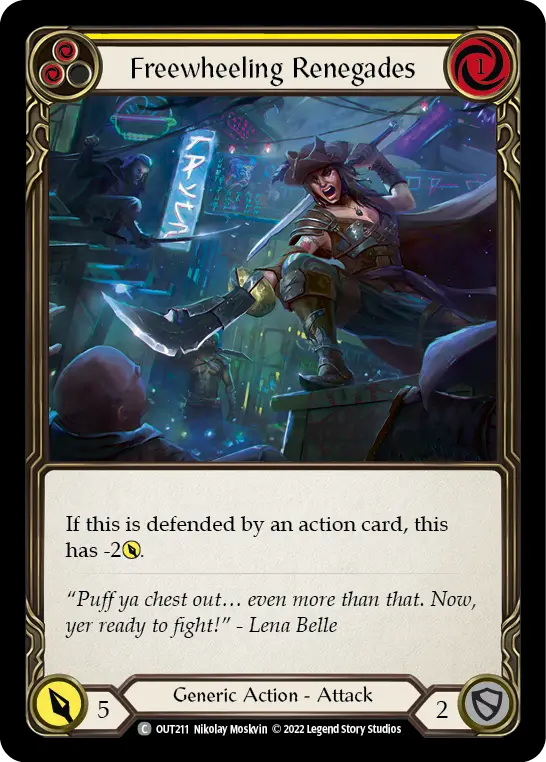 Freewheeling Renegades card image, pitch 2