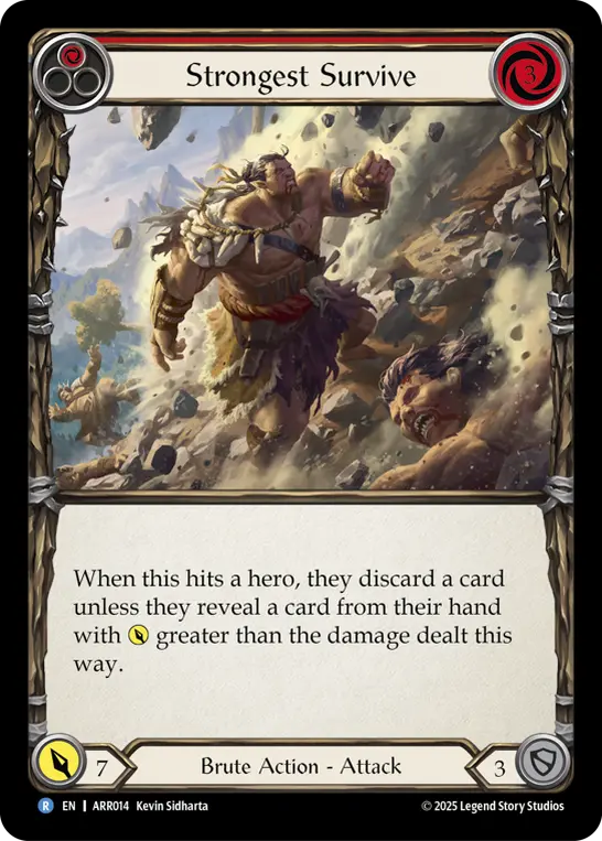 Strongest Survive card image, pitch 1