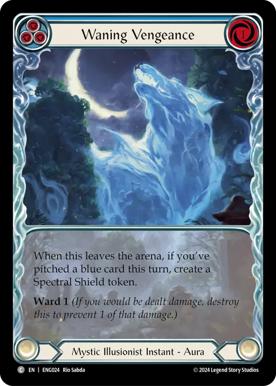 Waning Vengeance card image, pitch 3