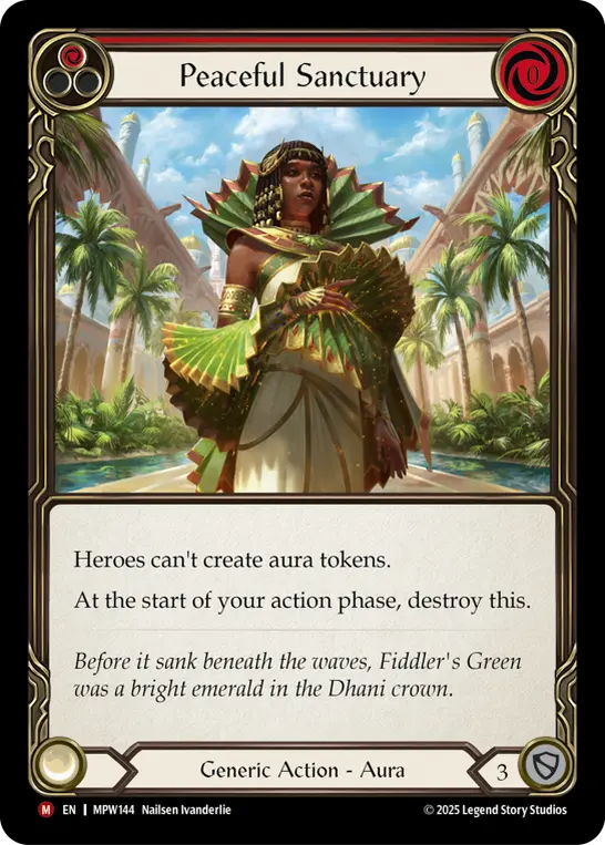 Peaceful Sanctuary card image, pitch 1