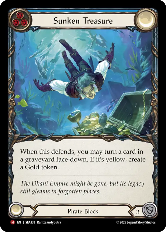 Sunken Treasure card image, pitch 3