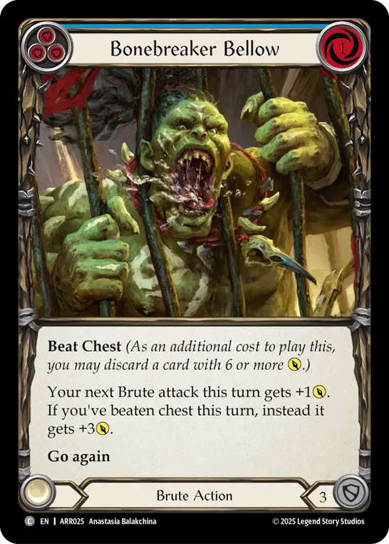Bonebreaker Bellow card image, pitch 3