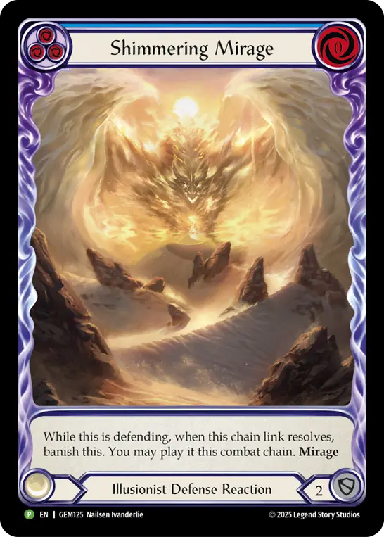 Shimmering Mirage card image, pitch 3