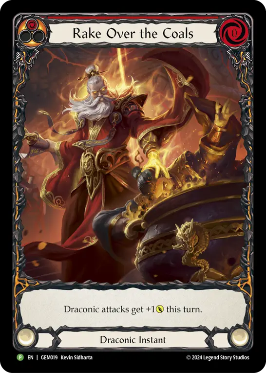 Rake Over the Coals card image, pitch 1