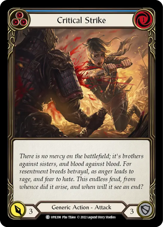 Critical Strike card image, pitch 3