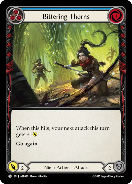 Bittering Thorns card image, pitch 3