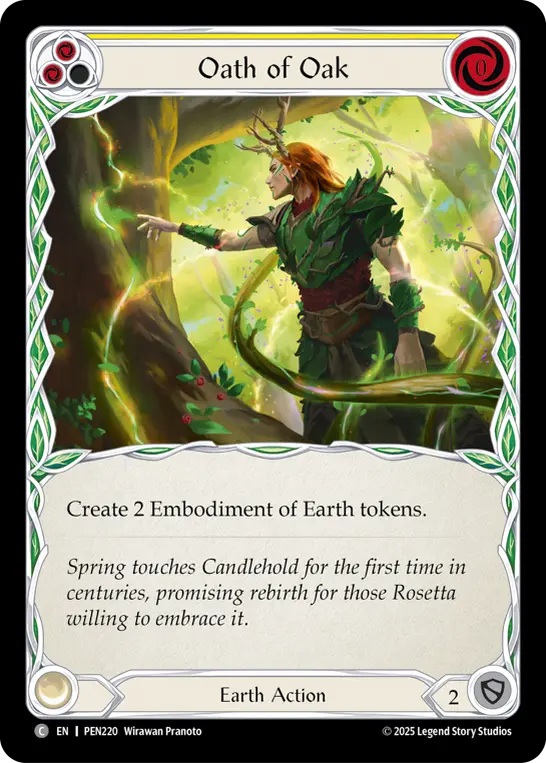 Oath of Oak card image, pitch 2