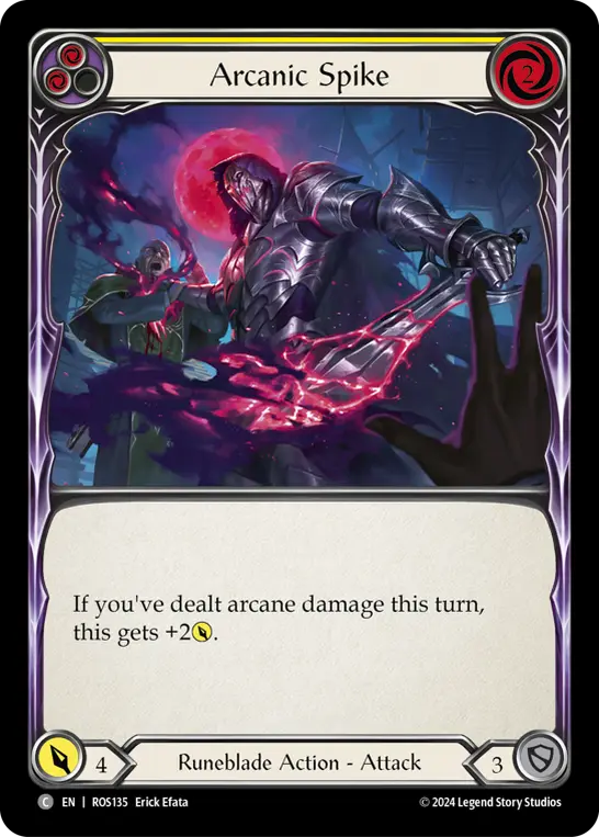 Arcanic Spike card image, pitch 2