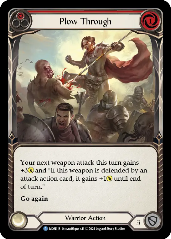 Plow Through card image, pitch 1