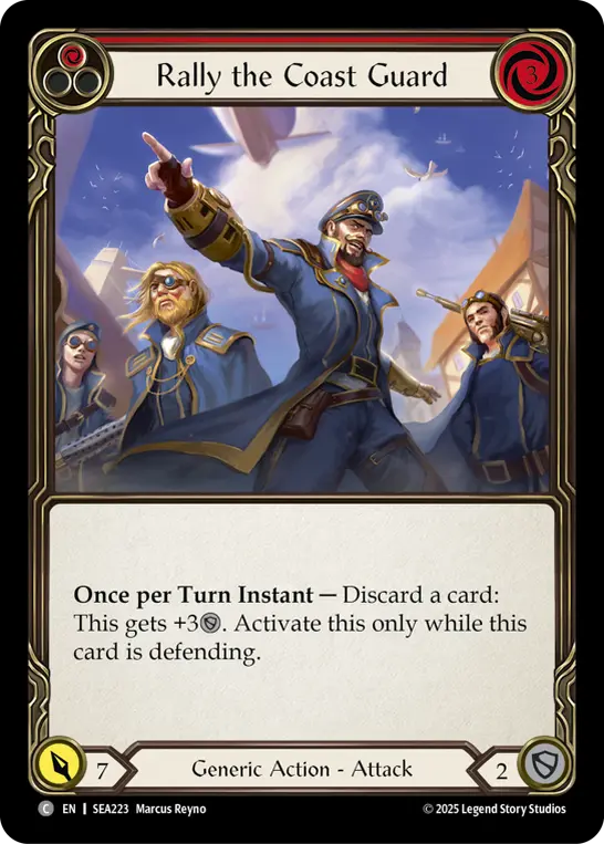 Rally the Coast Guard card image, pitch 1
