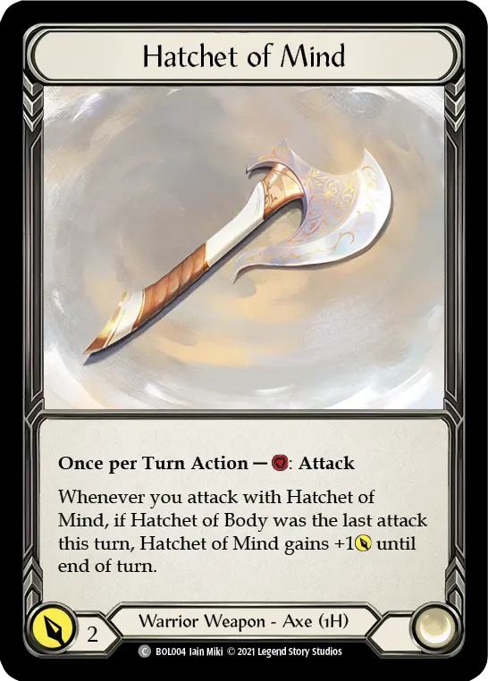 Hatchet of Mind card image