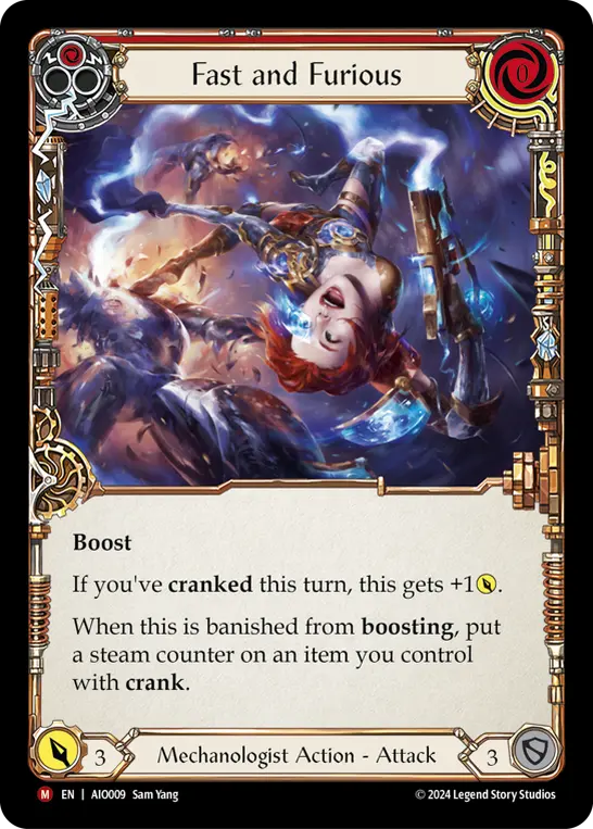 Fast and Furious card image, pitch 1