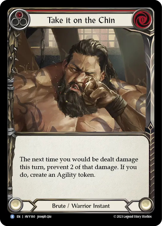 Take it on the Chin card image, pitch 1