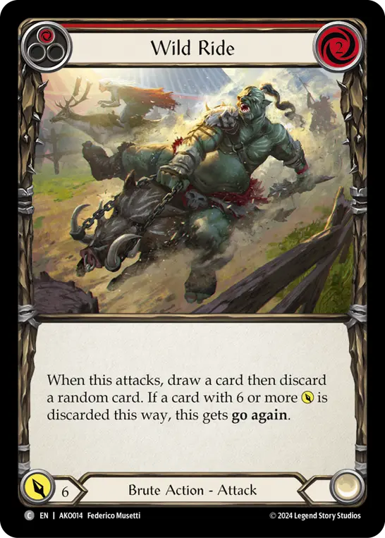 Wild Ride card image, pitch 1