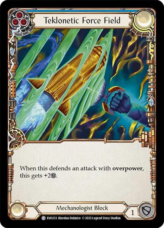Teklonetic Force Field card image, pitch 3