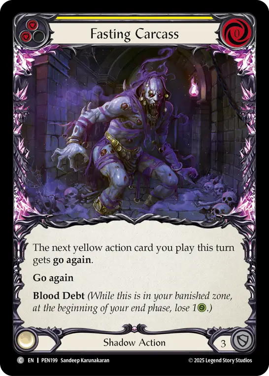 Fasting Carcass card image, pitch 2