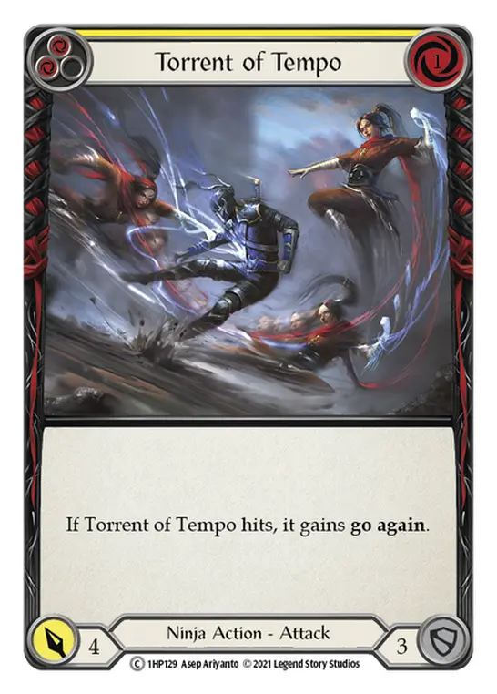Torrent of Tempo card image, pitch 2
