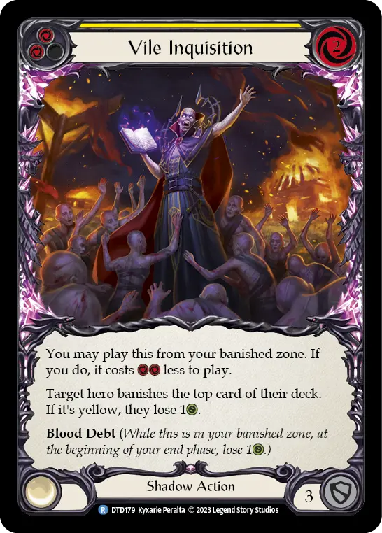 Vile Inquisition card image, pitch 2