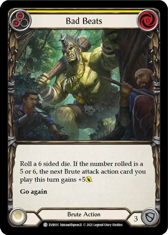 Bad Beats card image, pitch 2