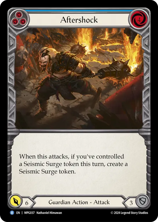 Aftershock card image, pitch 3