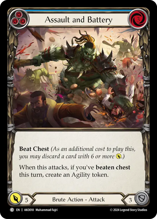 Assault and Battery card image, pitch 3