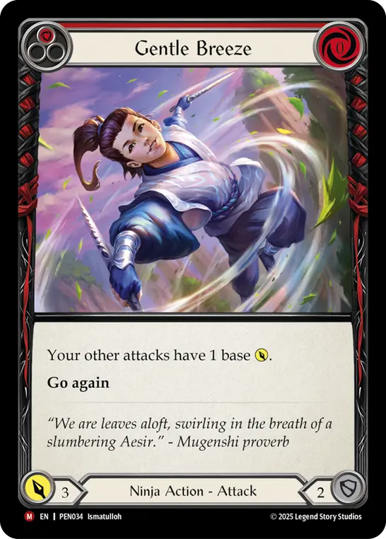 Gentle Breeze card image, pitch 1