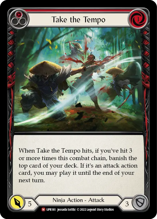 Take the Tempo card image, pitch 1