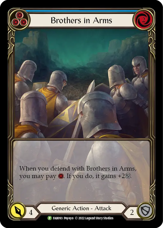 Brothers in Arms card image, pitch 3