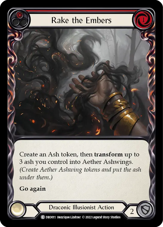 Rake the Embers card image, pitch 1
