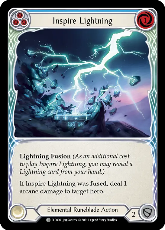 Inspire Lightning card image, pitch 3