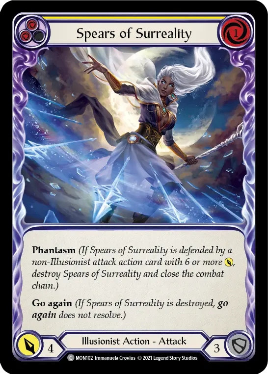 Spears of Surreality card image, pitch 2