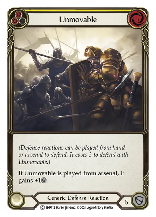 Unmovable card image, pitch 2