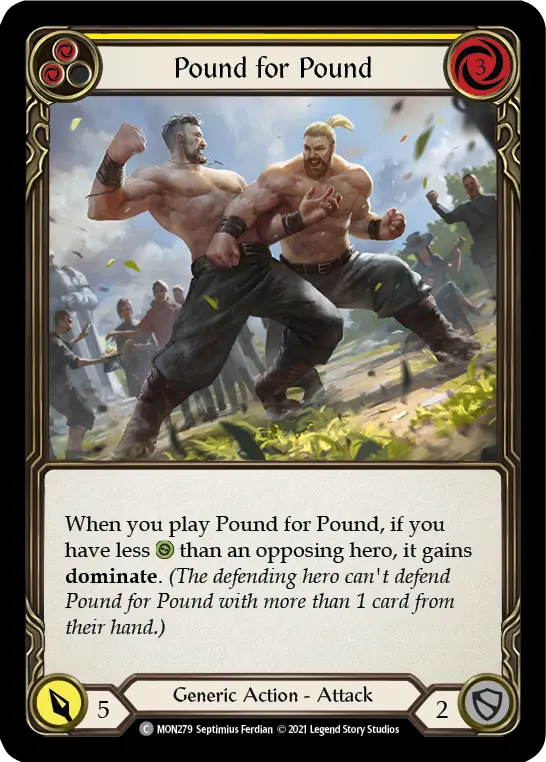 Pound for Pound card image, pitch 2