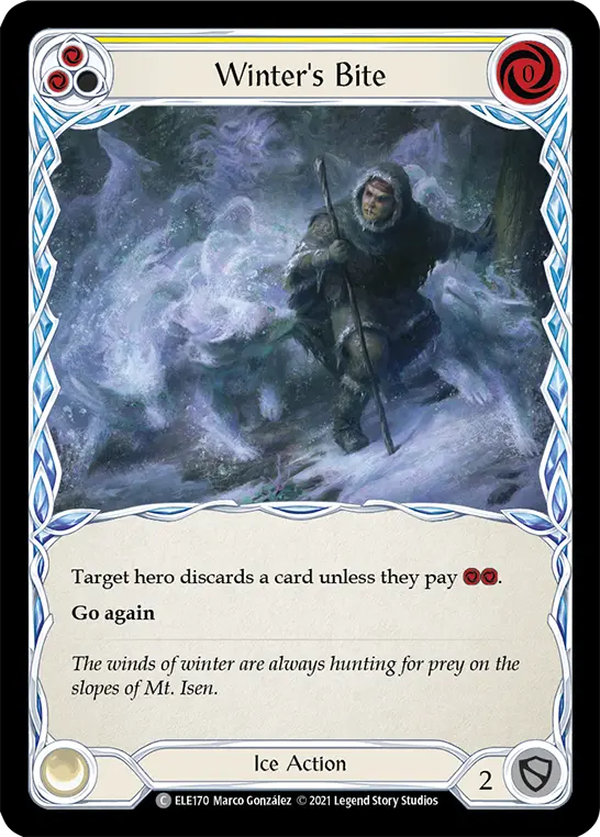 Winter's Bite card image, pitch 2