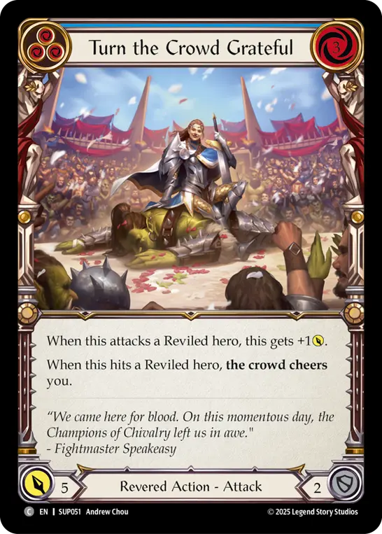 Turn the Crowd Grateful card image, pitch 3