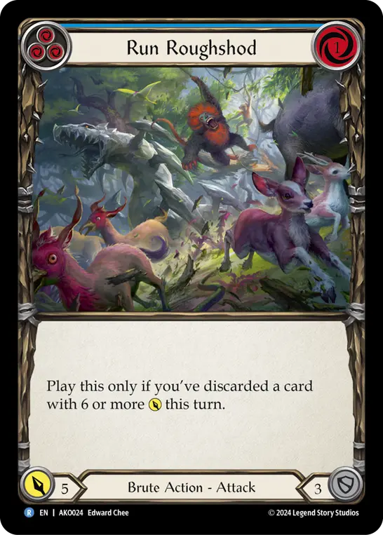 Run Roughshod card image, pitch 3